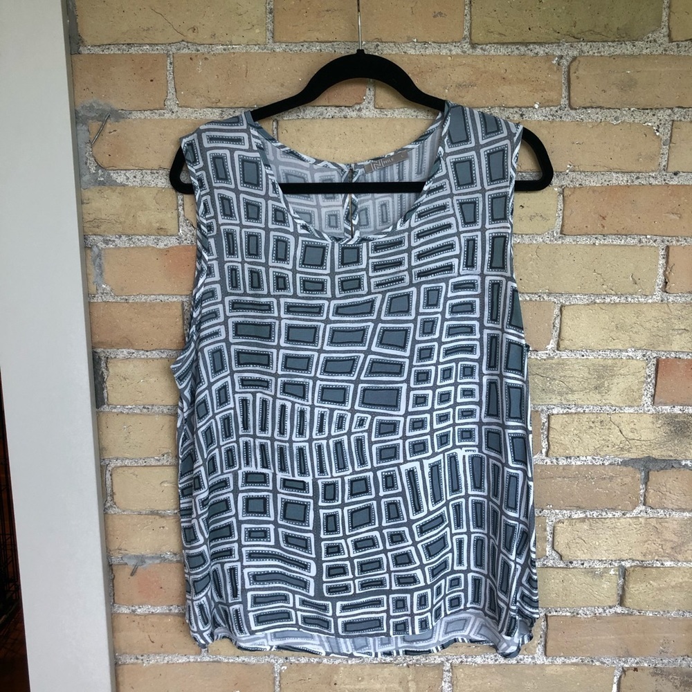 Nile Patterned Sleeveless Top